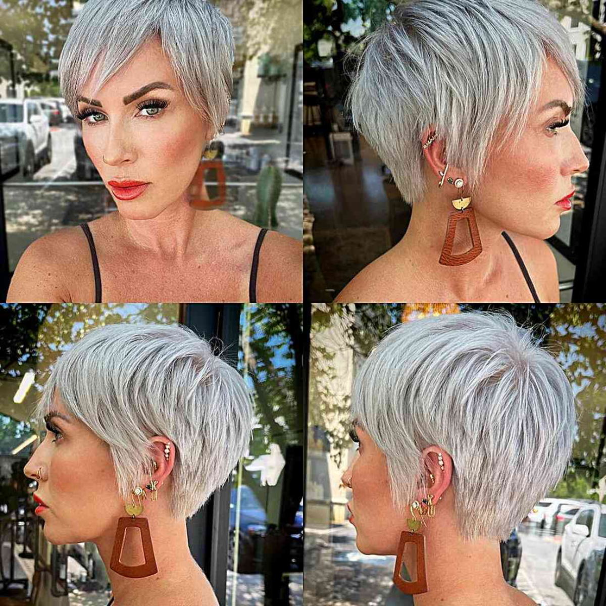 15 Platinum Pixie Cuts With Cool Blonde Edge