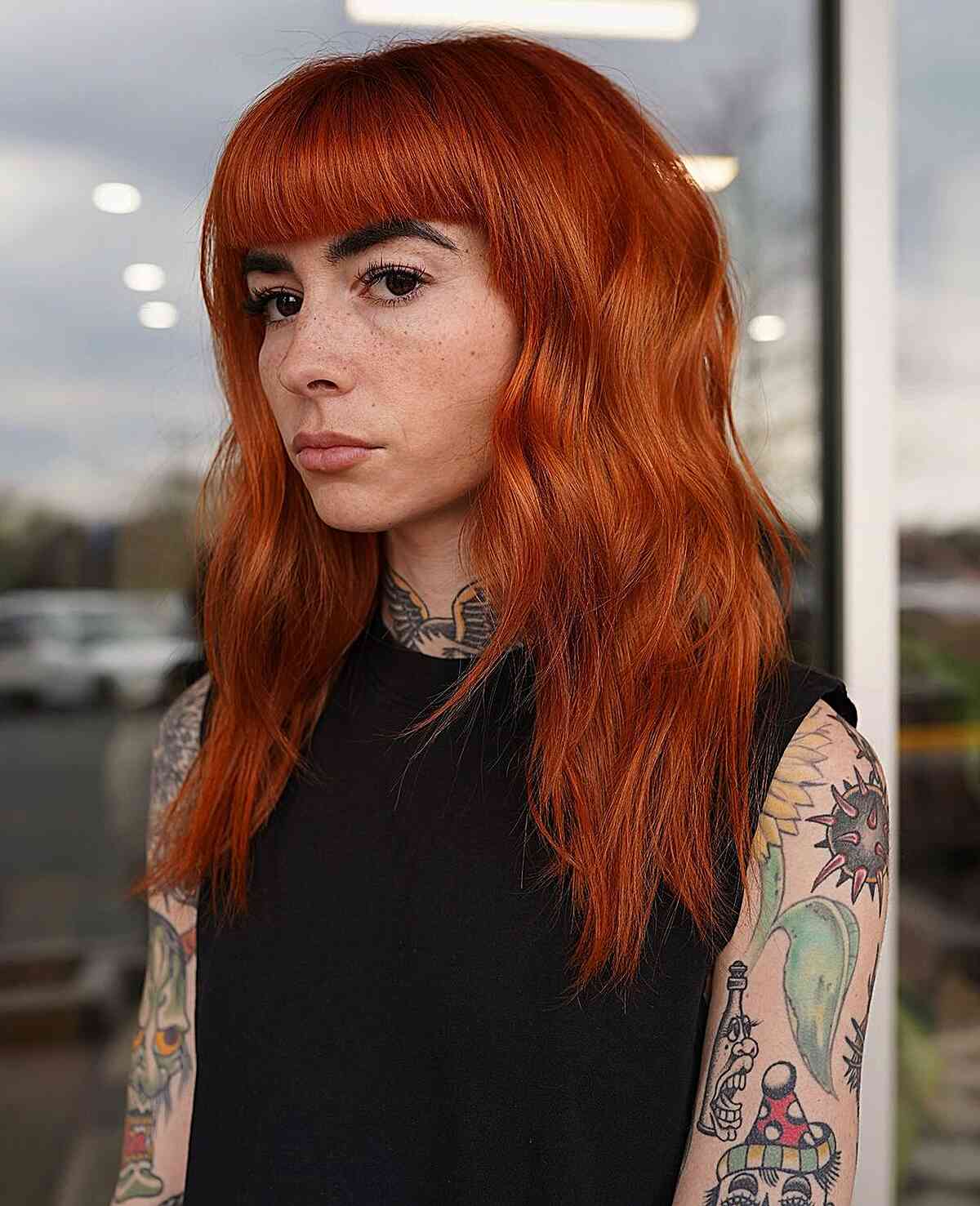 8 Copper Hair Colors With Cuts and Waves